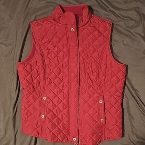 Van Heusen Maroon Quilted Vest